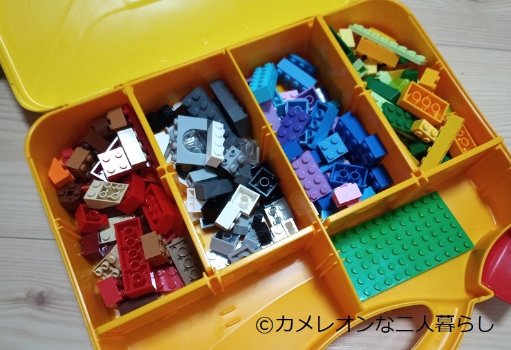 持ち運べるレゴのセットがレゴデビューにちょうど良かった話 レゴクラシック アイデアパーツ 収納ケース付き カメレオンな二人暮らし
