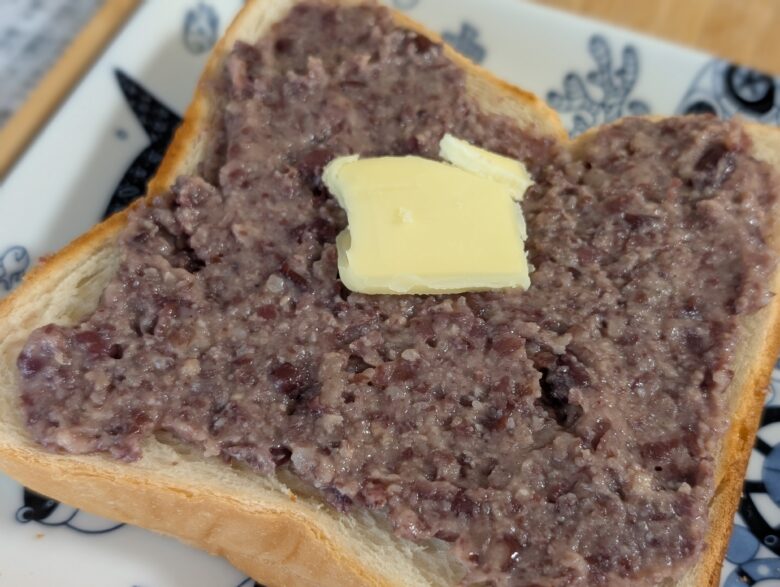 あんバタートースト